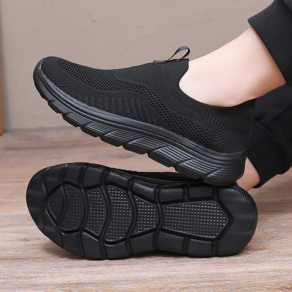 Lightweight Walking Sneakers – Breathable Slip-On Trainer