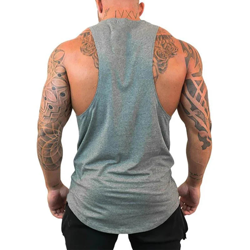 FlexFit Muscle Tank: Men's Cotton Workout Vest
