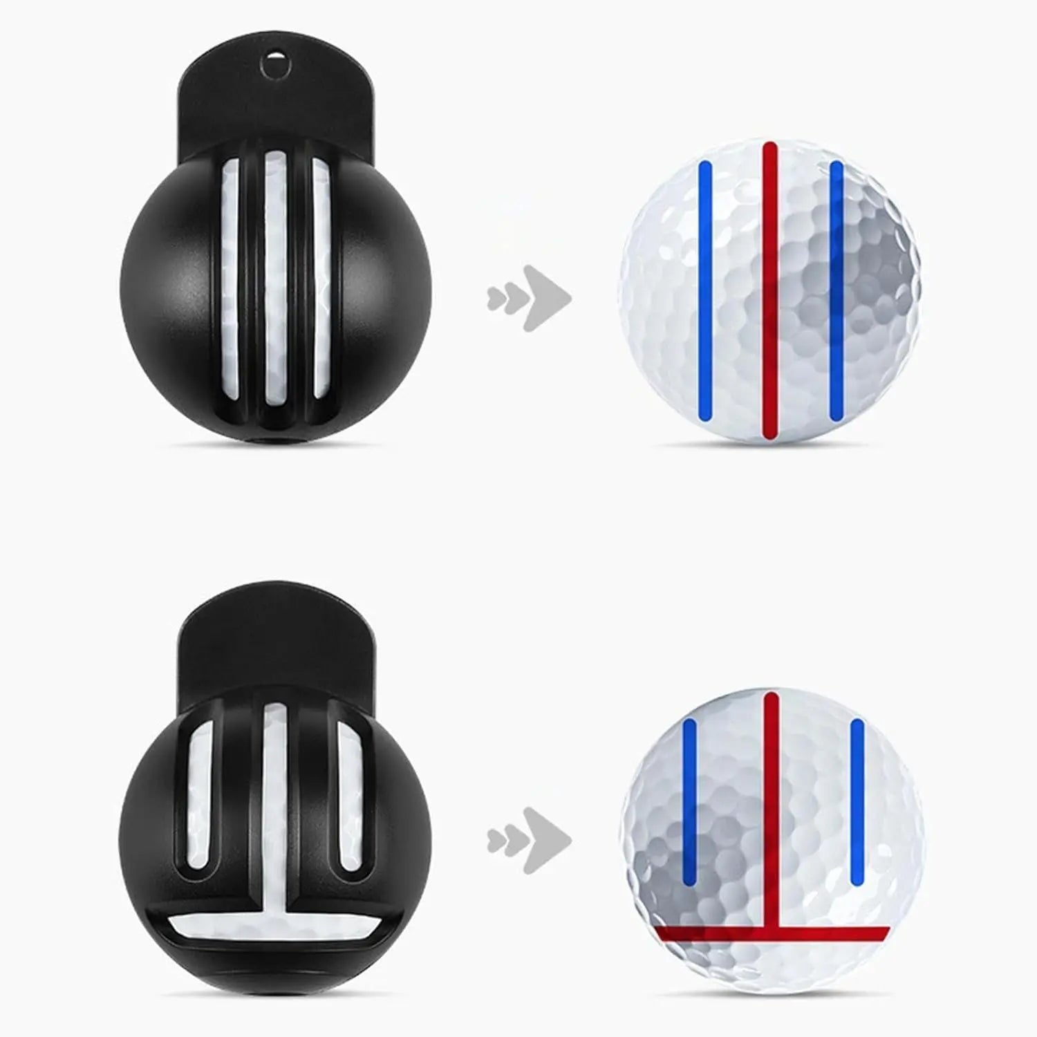 Golf Ball Alignment Tool – Fade-Resistant Marking Kit