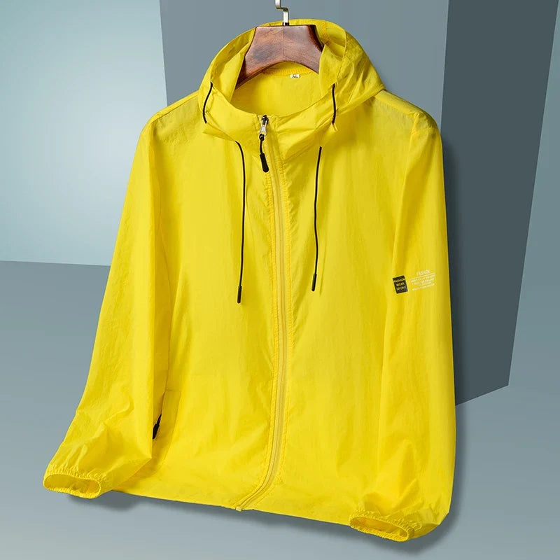 Sun Protection Jacket – Quick Dry Hooded Windbreaker for Men & Women