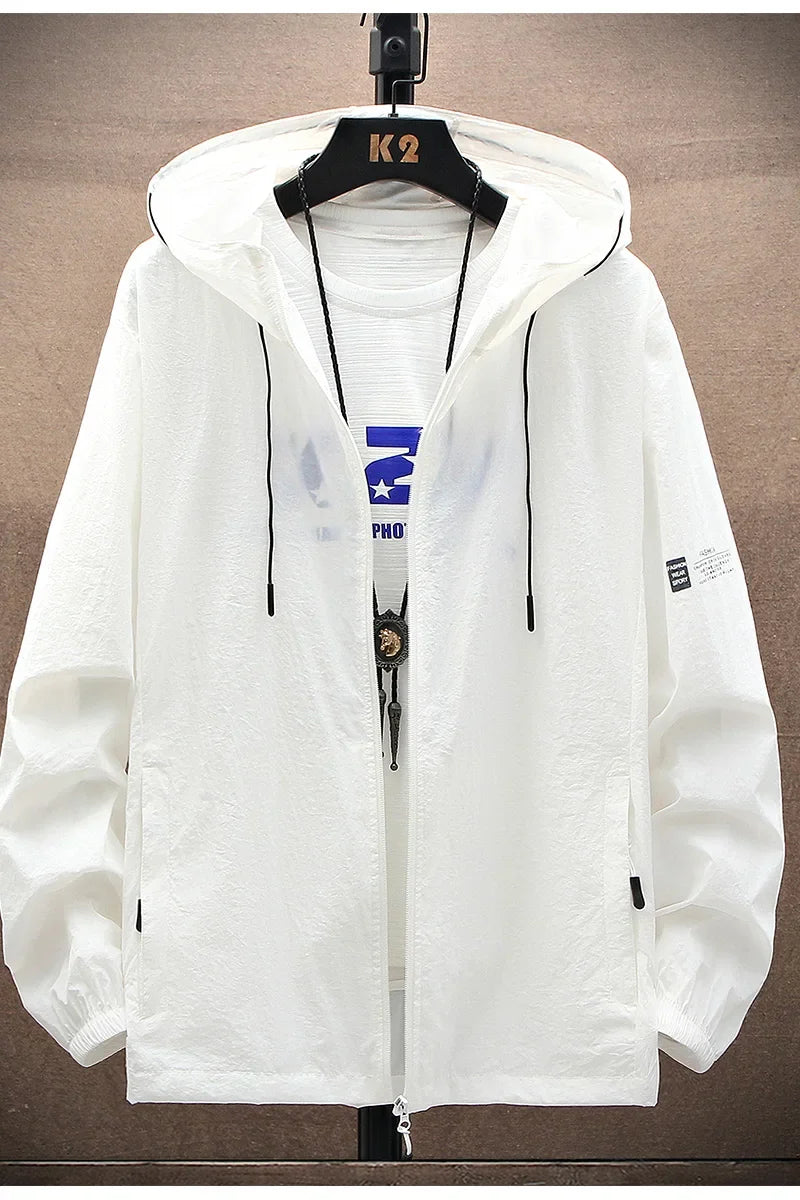 Sun Protection Jacket – Quick Dry Hooded Windbreaker for Men & Women