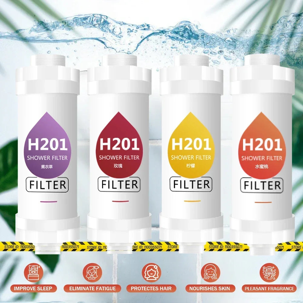 Scented Shower Head Water Softener Filter