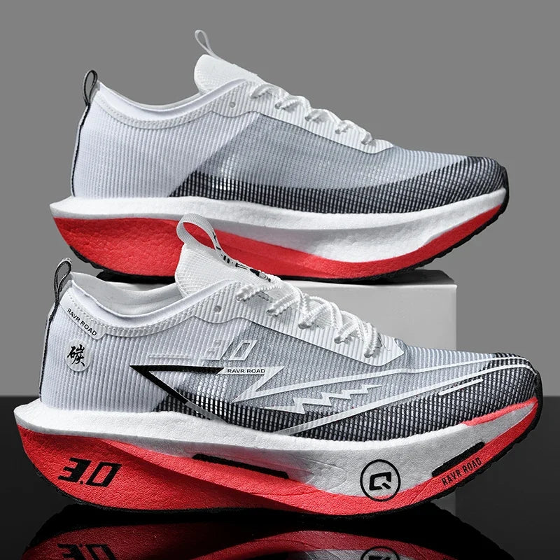 Men's Carbon Board Training Sneakers - Cushioned Mesh