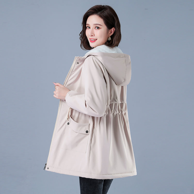 Women Winter Puffer Coat – Warm Cotton Hooded Casual Parka