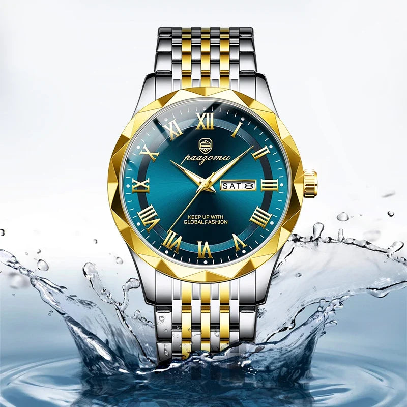 2025 New Modern Simple Creative Sport and Leisure Watch Creative Design Waterproof Quartz Movement Energy Watches Gift for Men