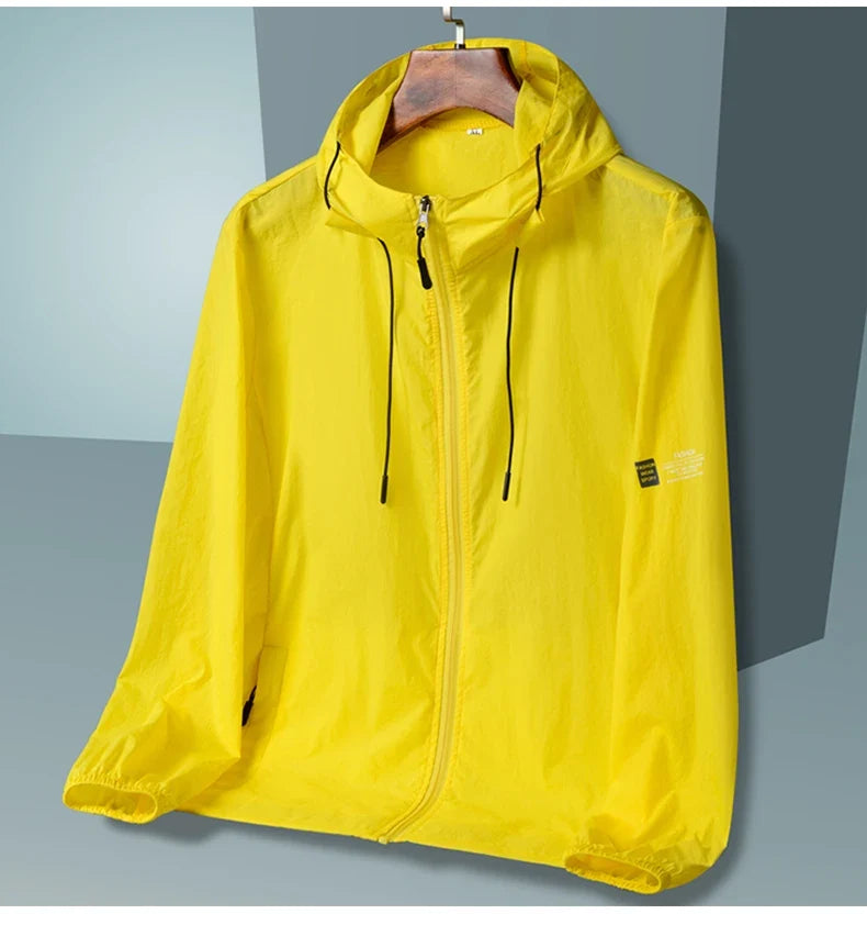 Sun Protection Jacket – Quick Dry Hooded Windbreaker for Men & Women