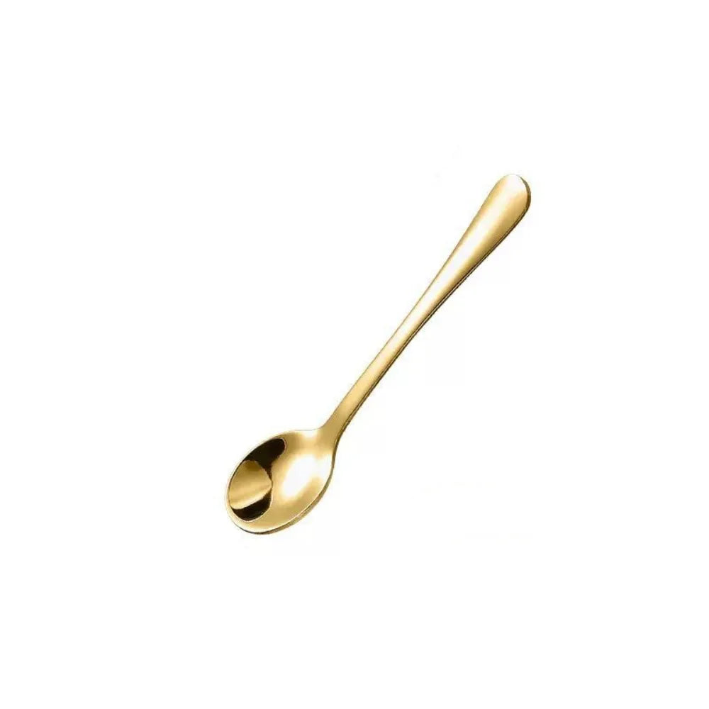 Portable Stainless Steel Tiny Spoon Set | Mini Coffee Spoons for Small Jars