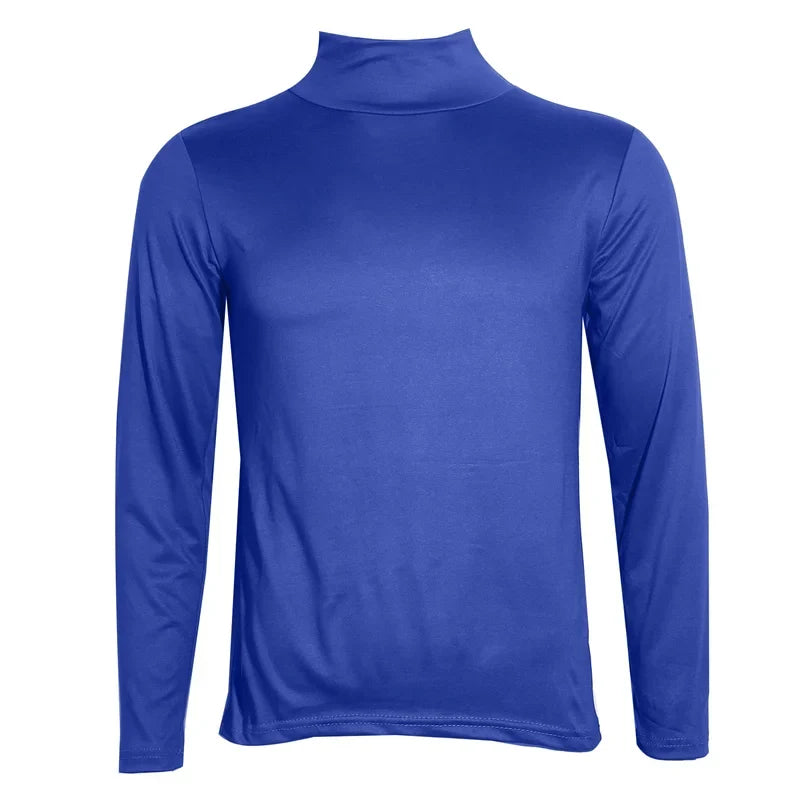 Men’s Thermal Shirt – Slim Fit High Neck Long Sleeve Winter Top