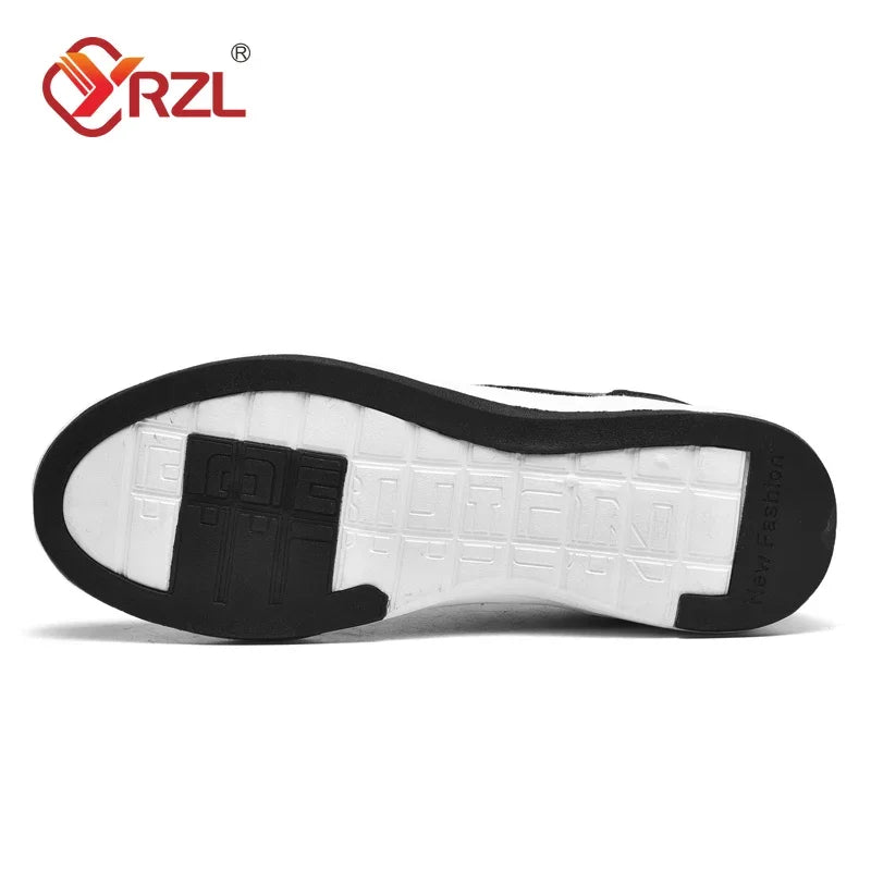 Men's Waterproof Leather Walking Sneakers - Classic