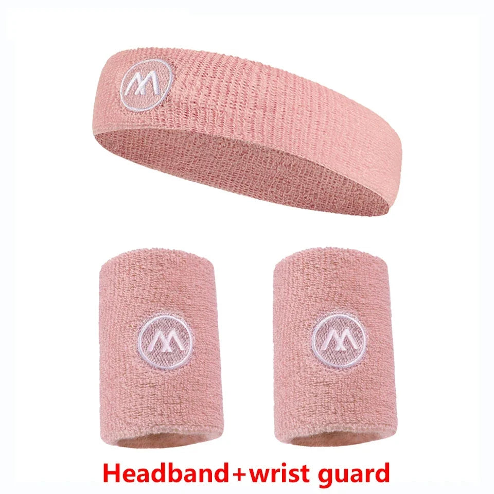 GOBYGO Exercise Headband Wristband Set