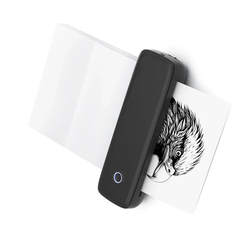 Portable Thermal Transfer Printer Wireless&USB Connect with Mobile Computer 56mm/77mm/107mm/210mm/216mm