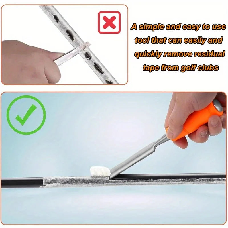 Golf Grip Tape Removal Tool – Steel Stripper for Regripping