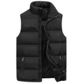 Mens Vest Jacket – Warm Sleeveless Waterproof Zipper Coat
