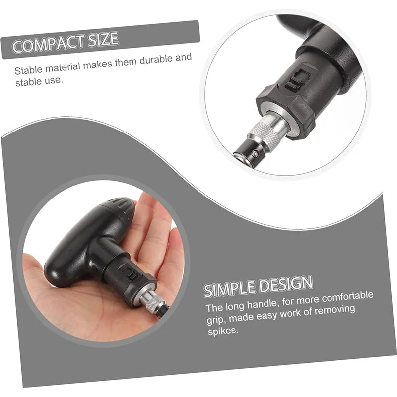 Golf Spike Wrench – Ratcheting Cleat Removal Tool