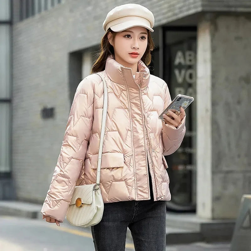 Women Winter Parka Jacket – Thick Short Warm Fashion Coat