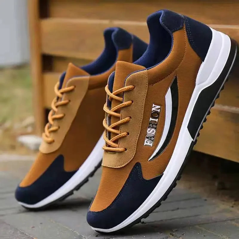 Canvas Tennis Sneakers – Breathable Lace-Up Casual Shoe