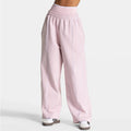 Women’s Colorblock Wide-Leg Cotton Joggers