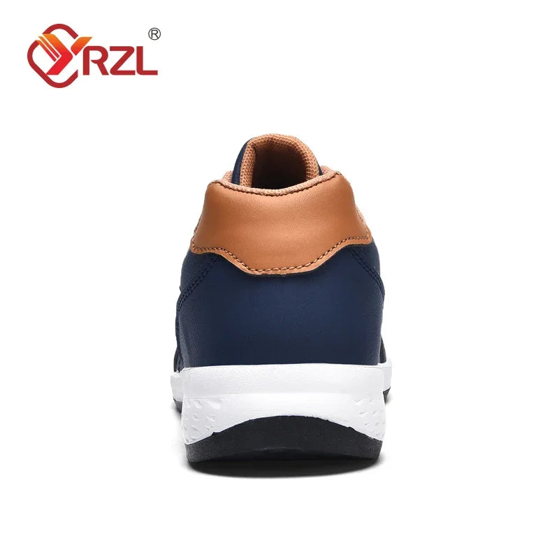 Men's Waterproof Leather Walking Sneakers - Classic