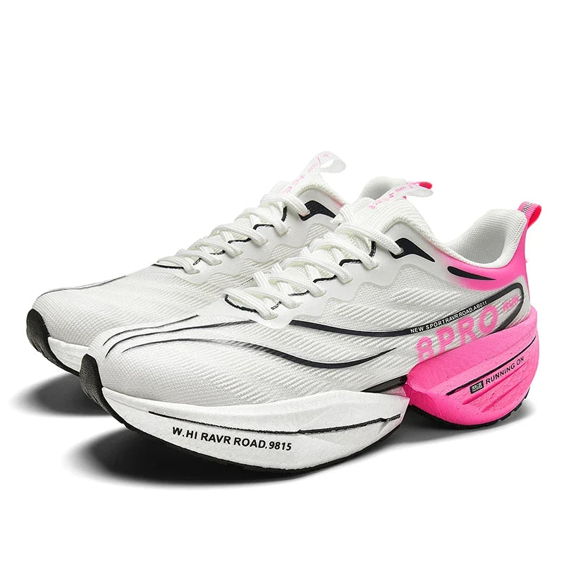 Men's Carbon Plate Sneakers - Soft Sole Mesh