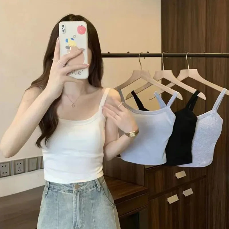 Women Crop Top – Sexy Sleeveless Camisole Vest Tube Top Lingerie