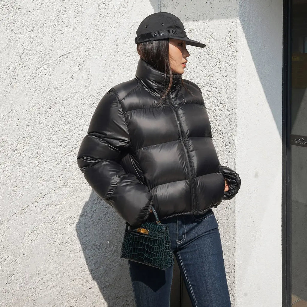 Winter Clothes Women Warm Cropped Jacket