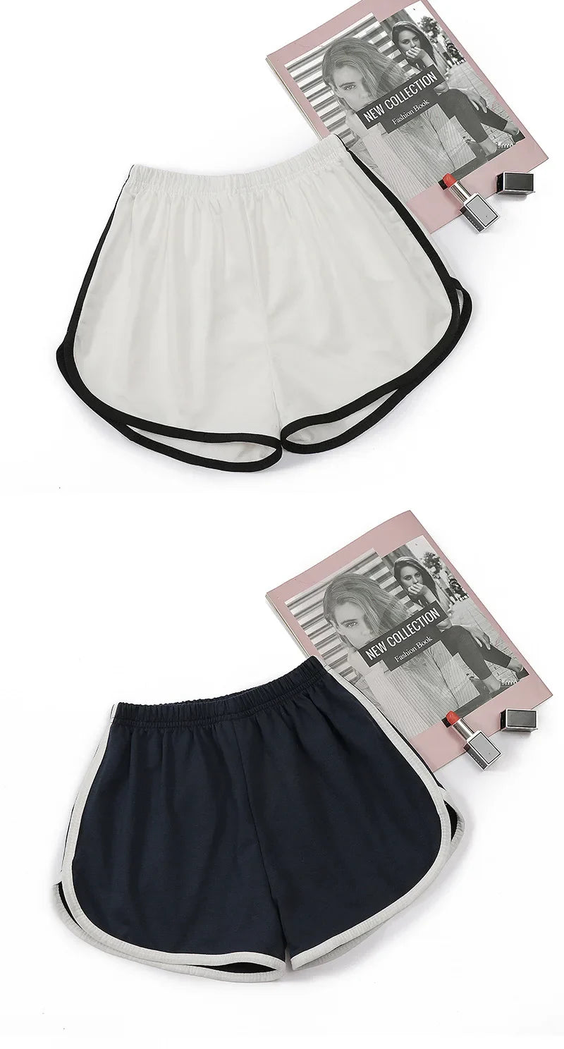 Elastic Shorts for Women, Loose Fitting, Quick Drying
