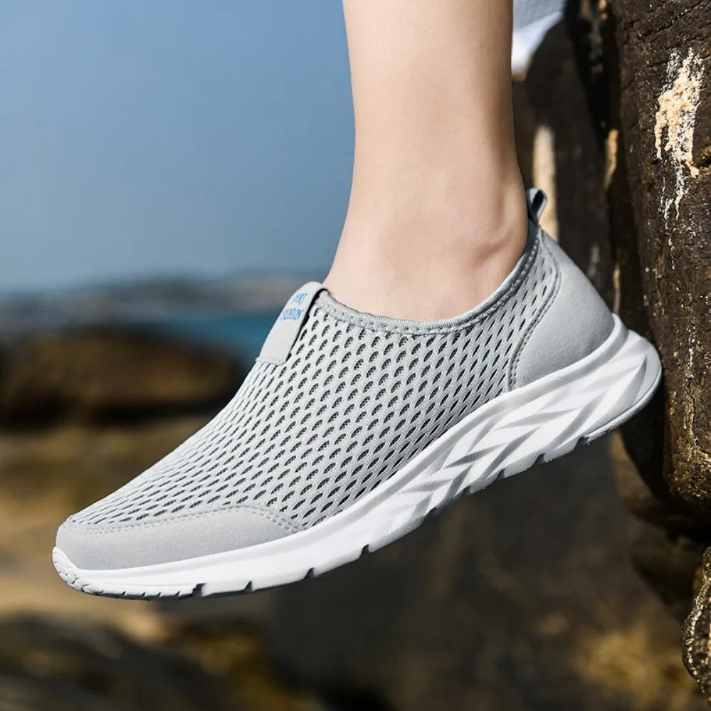 Mesh Casual Loafer Sneakers – Non-Slip Outdoor Design
