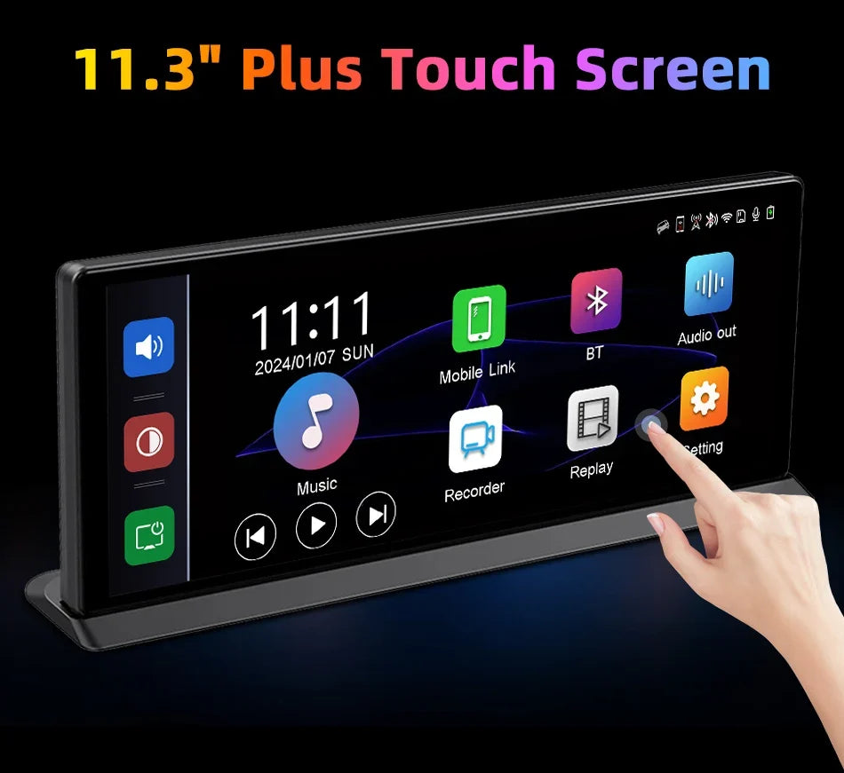 Vtopek Carplay Screen for Car, 11.3" HD Portable