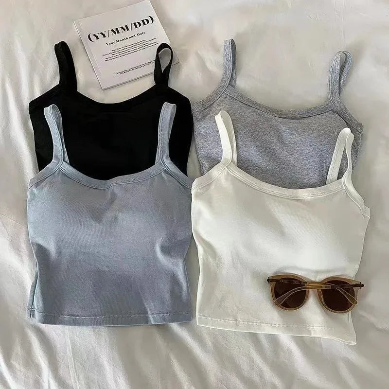 Women Crop Top – Sexy Sleeveless Camisole Vest Tube Top Lingerie