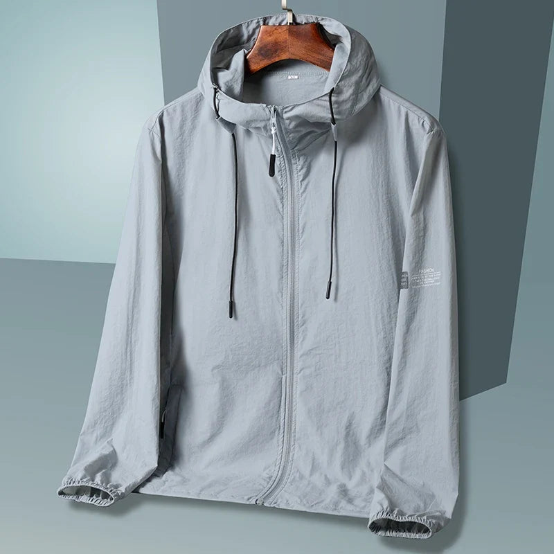 Sun Protection Jacket – Quick Dry Hooded Windbreaker for Men & Women