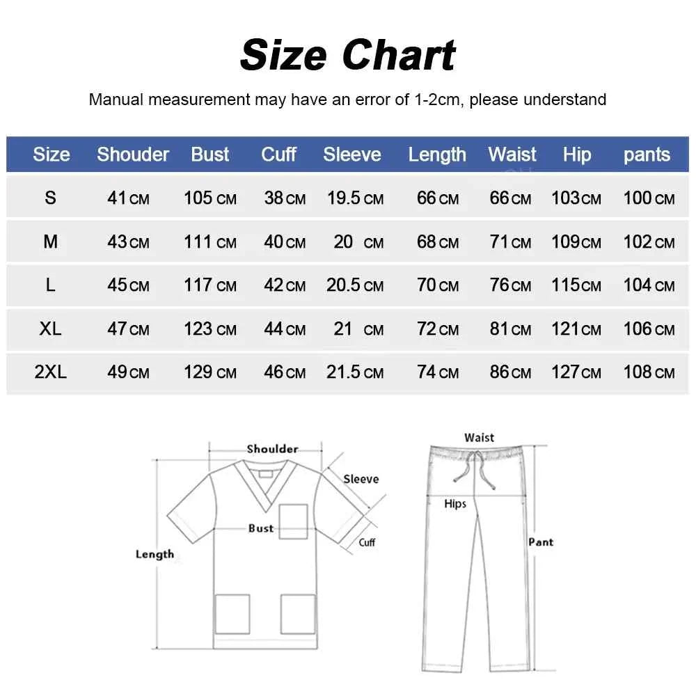 Women's Medical Suit Surgical Gown with Pockets