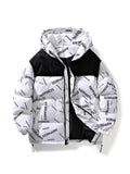 Men Winter Parka – Thick Warm Cotton-Padded Hooded Coat