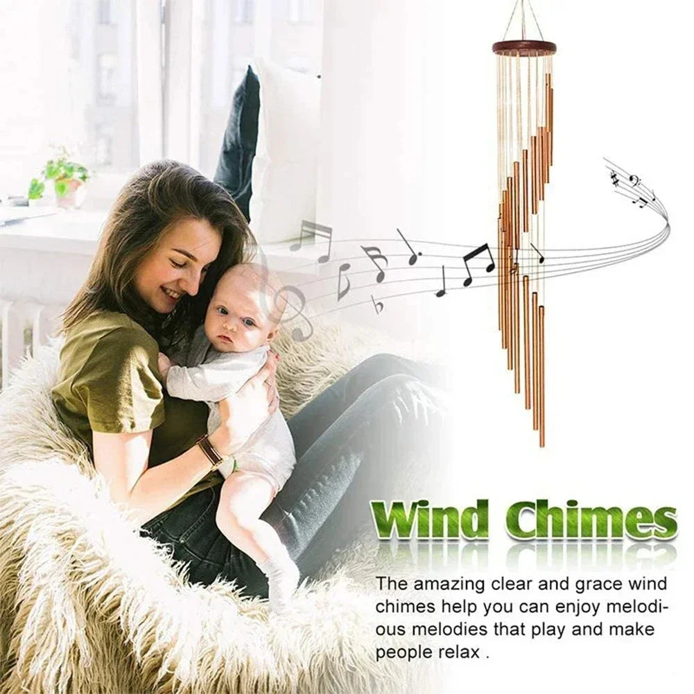 Aluminum Wind Chimes with 12 Tubes