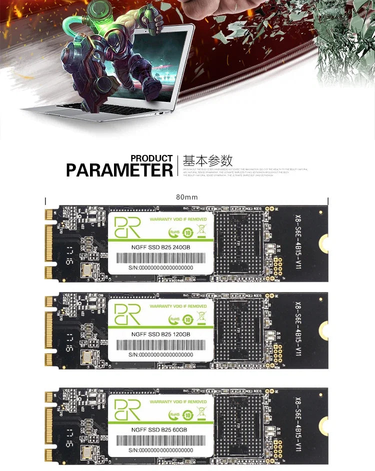 SSD Capacity: 256GB, Ships From: CHINA - BR M.2 SSD NGFF 128GB 256GB 512gb 1TB 2TB M2 SATA SSD 2280 SATA3 6Gb Internal Solid State Drive Hard Disk for Laptop
