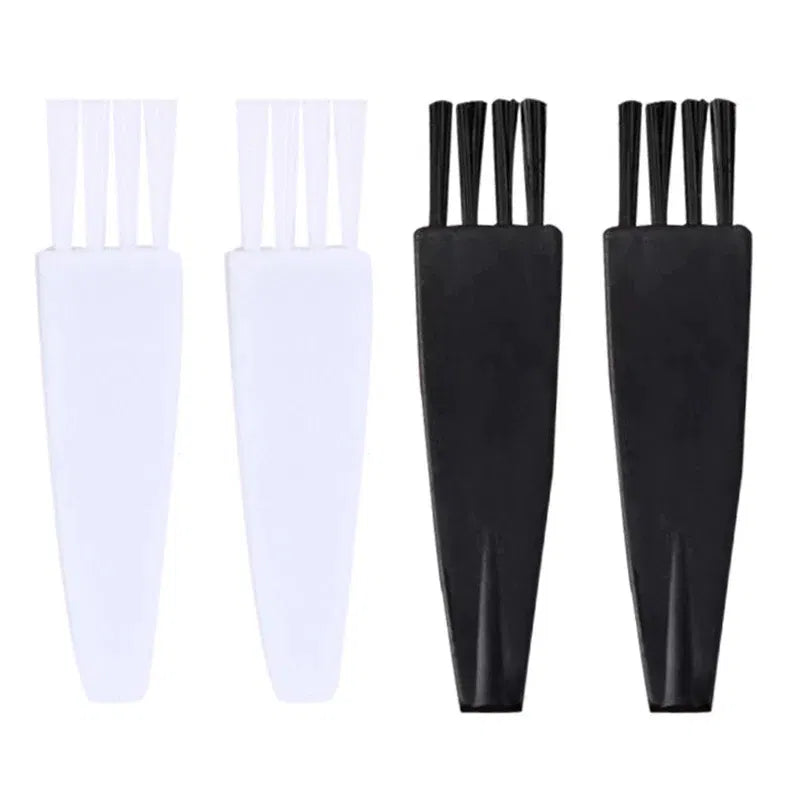 Color: WHITE - 20pcs Mini Brushes Cleaning Dust Remover Anti Static Nylon Bristles PP Handle Portable Tool PC Keyboards Phone Electronic Device
