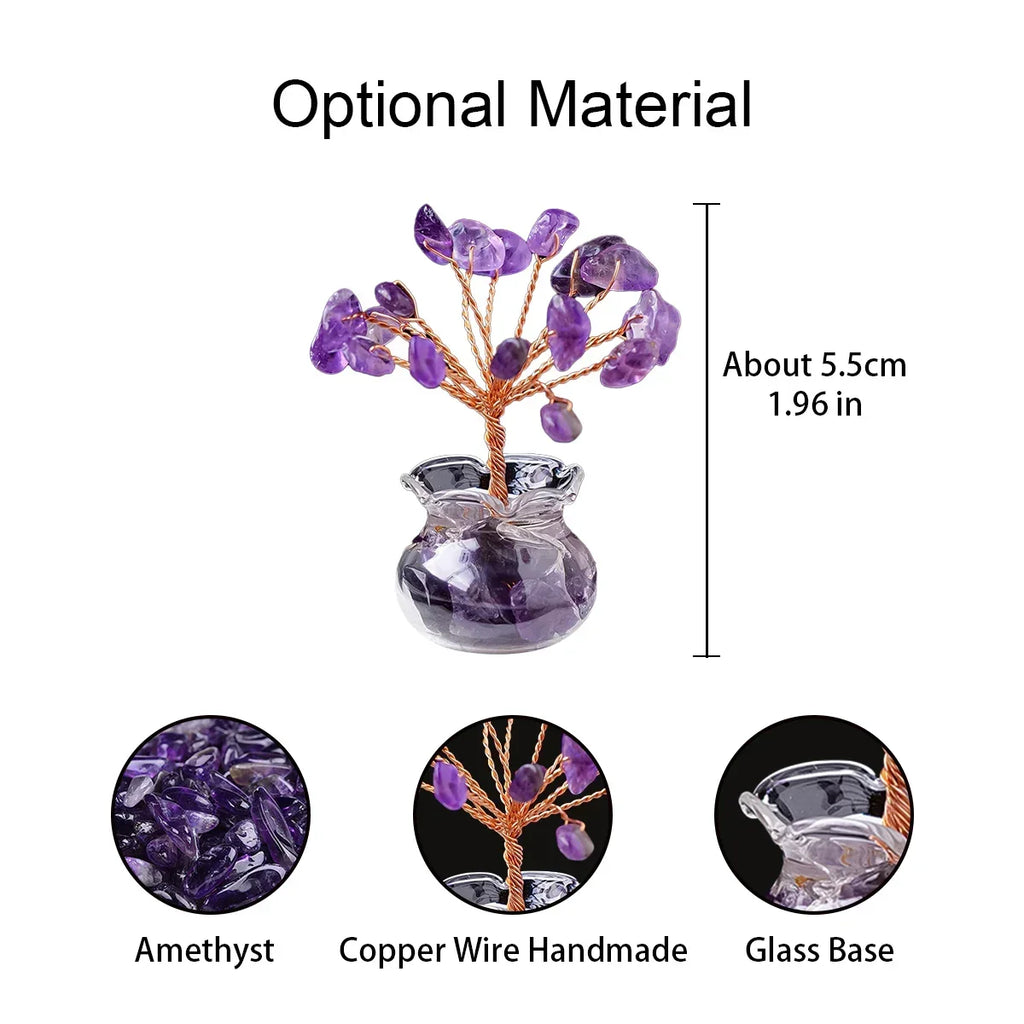 Crystal Healing Tree Tabletop Ornament