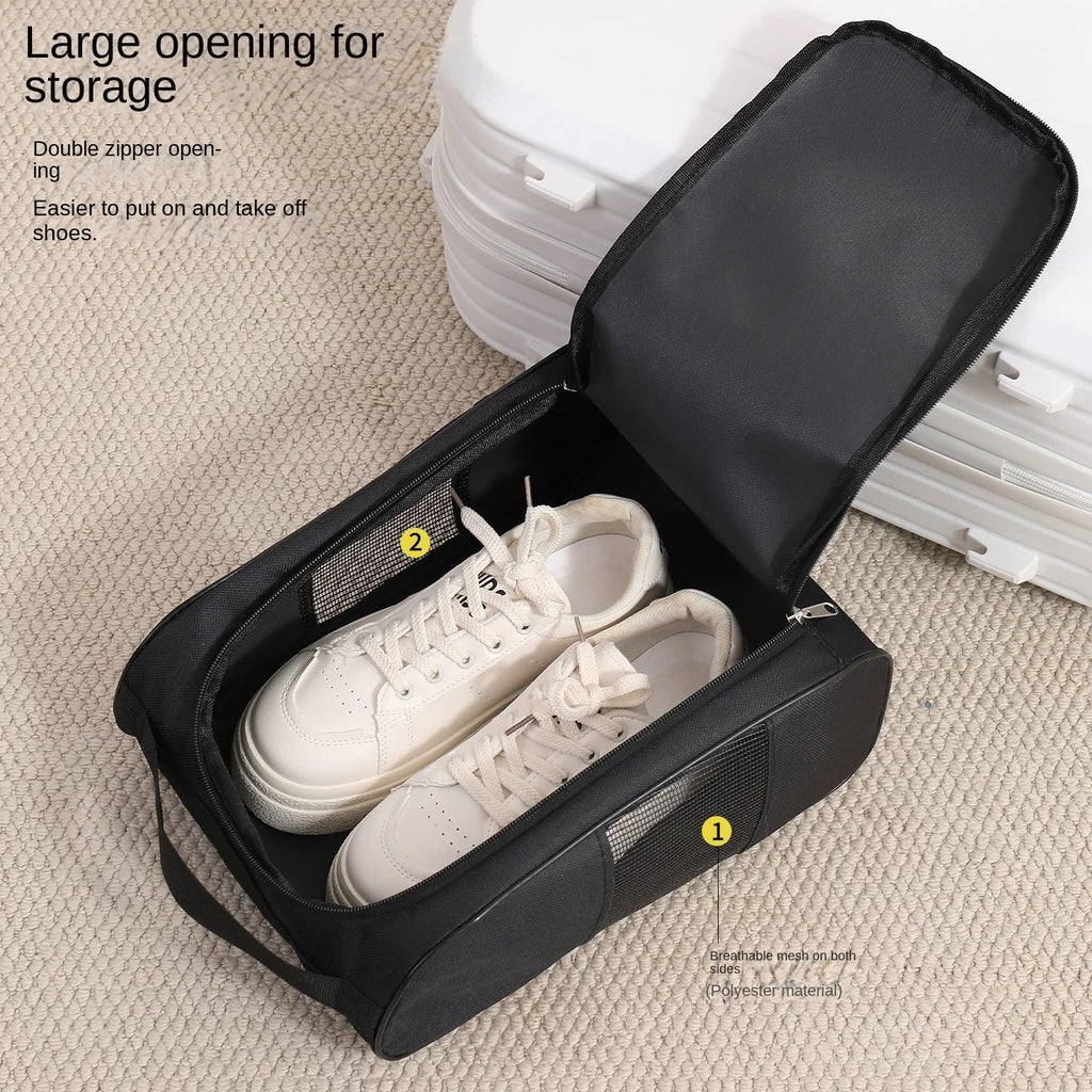 Portable Golf Shoe Bag – Breathable Oxford Cloth