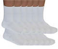 3/4 Crew Athletic Bamboo Viscose Socks – Natural, 12-Pack