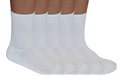 3/4 Crew Athletic Bamboo Viscose Socks – Natural, 5-Pack
