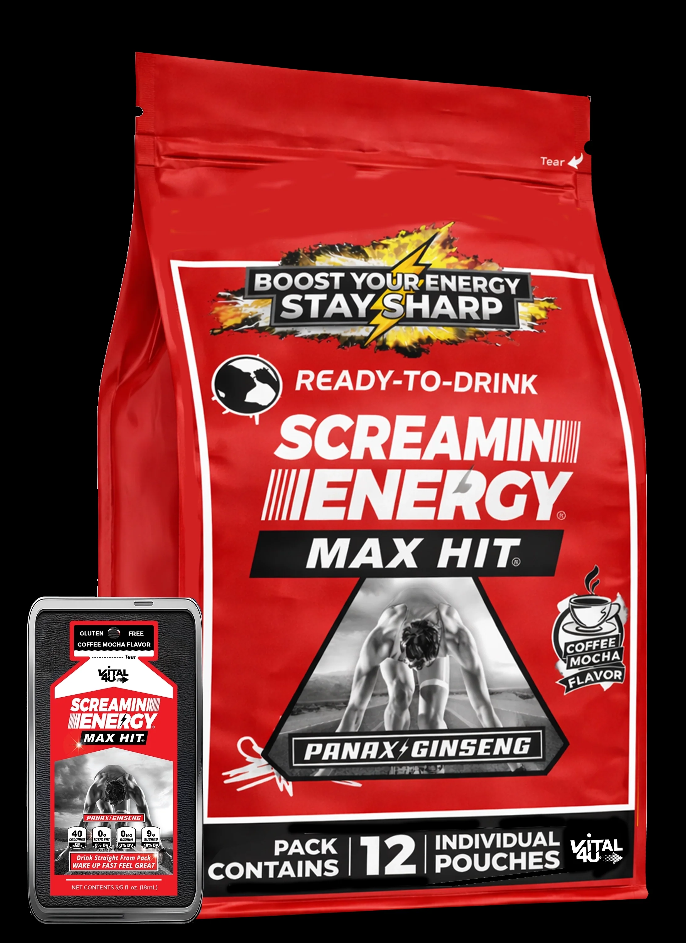 Screamin Energy Coffee Mocha