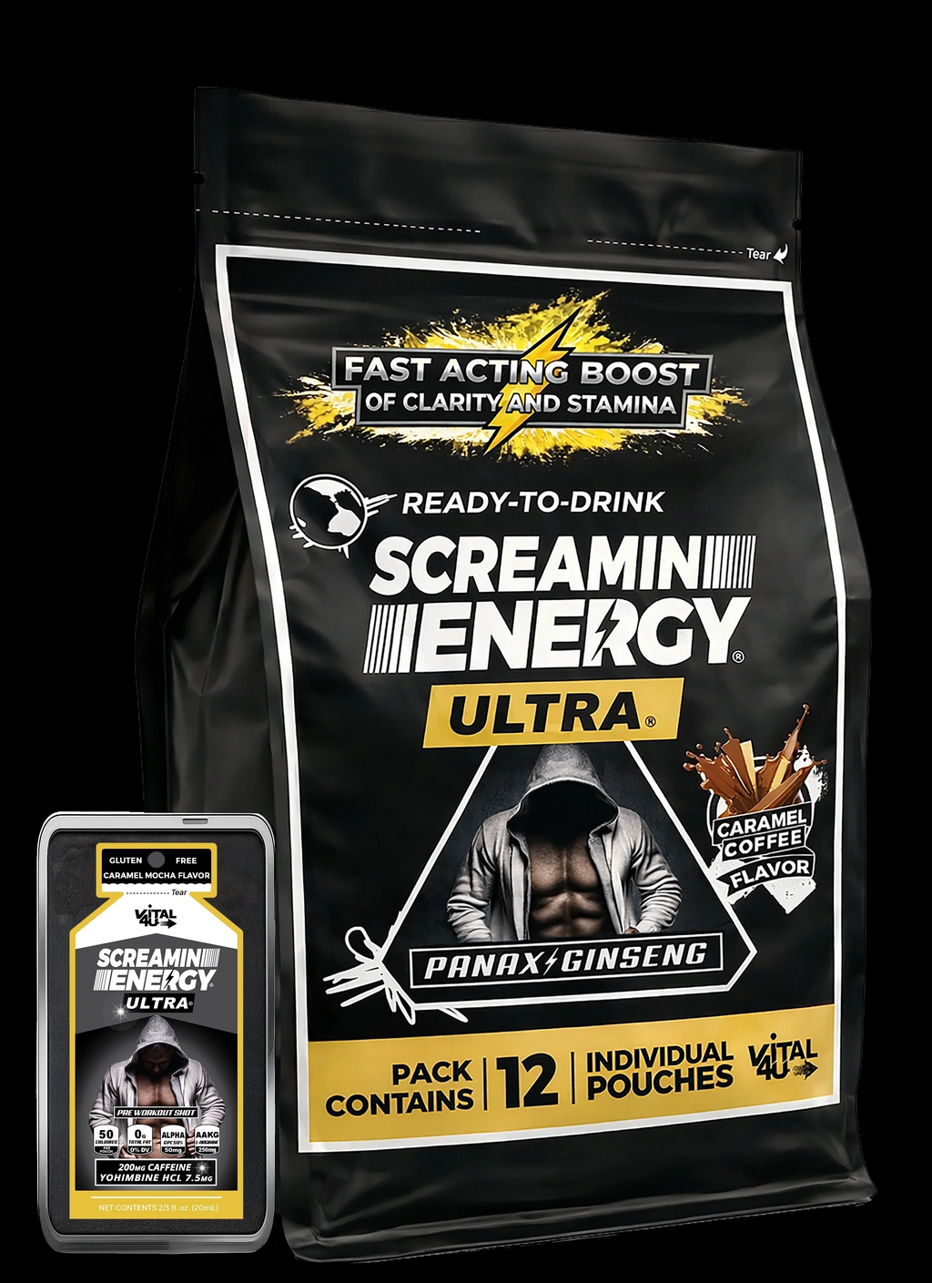 Screamin Energy Ultra Caramel Coffee