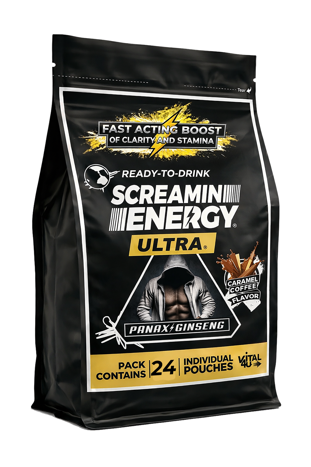 Screamin Energy Ultra Caramel Coffee