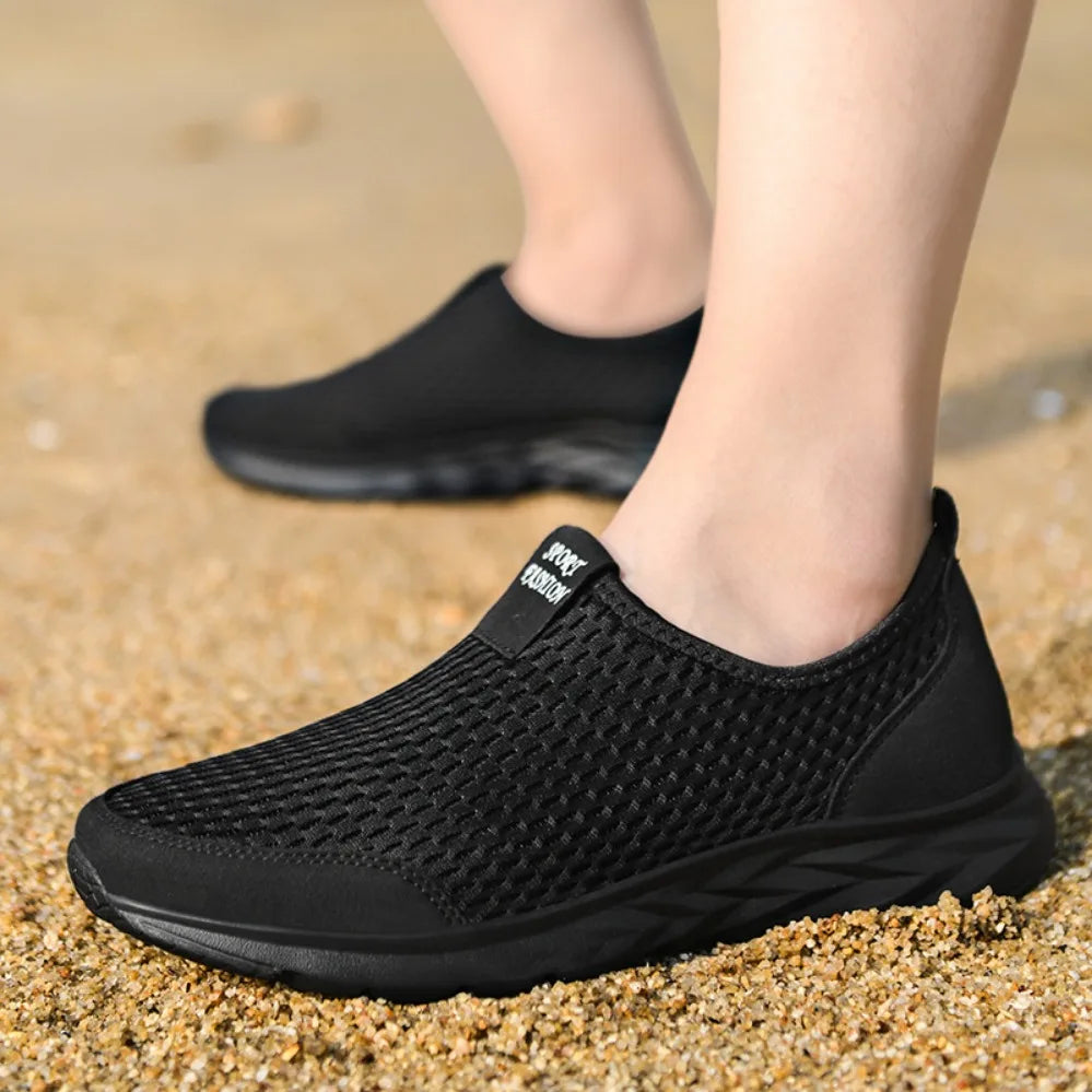 Mesh Casual Loafer Sneakers – Non-Slip Outdoor Design