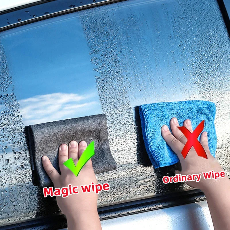 Color: WHITE, Specification: 15pcs, Ships From: CHINA - New Thickened Magic Cleaning Cloth Microfiber Glass Clean Towel Reusable Washable Lint-free Cleaning Rags for Kitchen Glass Car