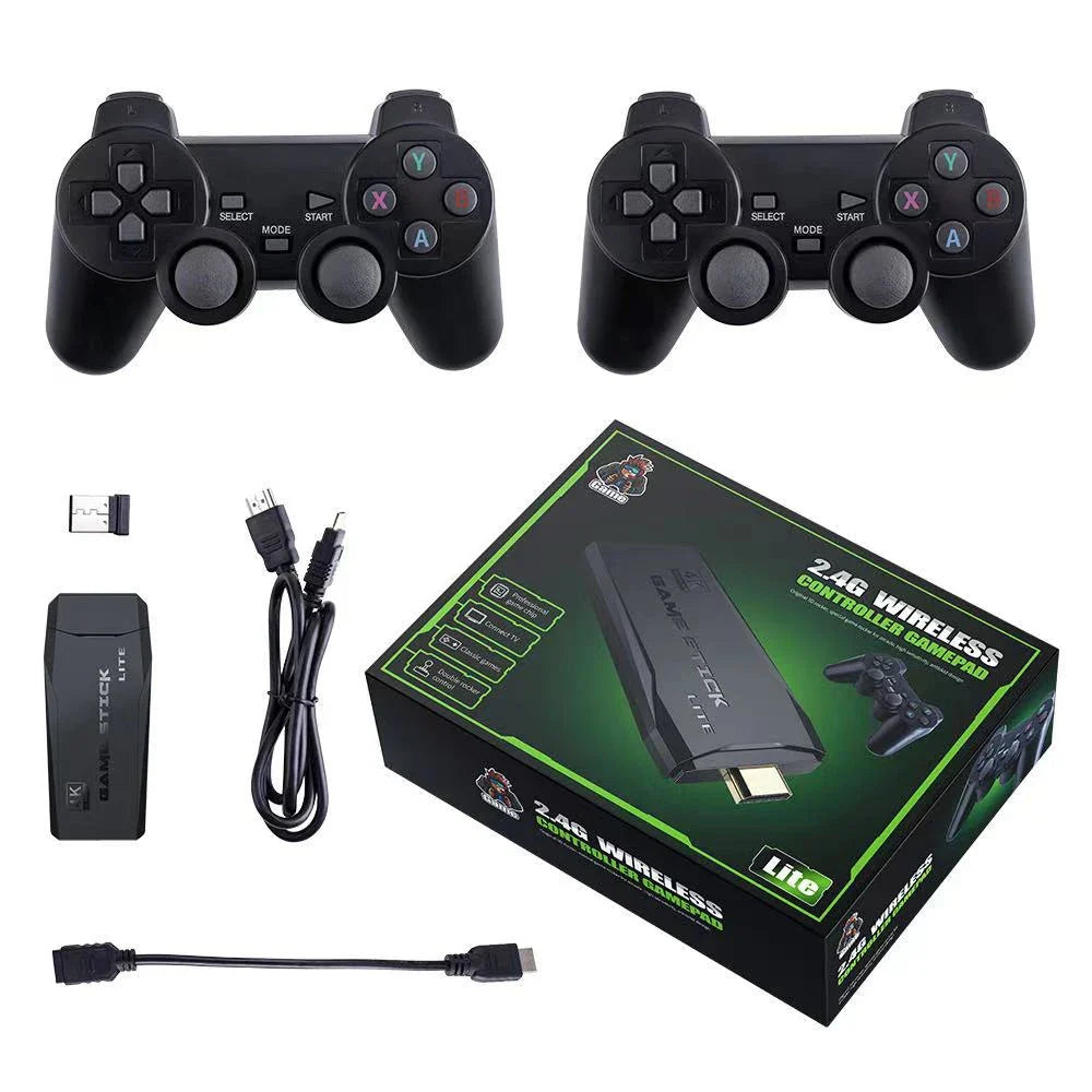 M8 Wireless Game Stick – 64GB 4K Retro 10000 Games Console