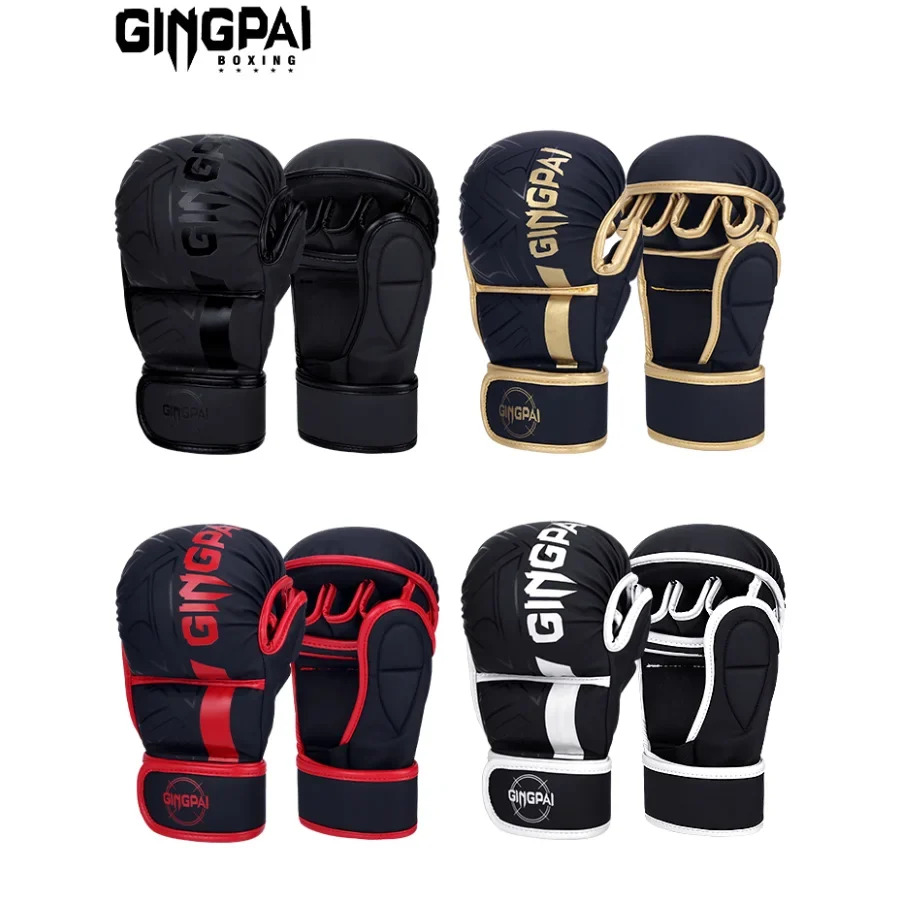 MMA Boxing Gloves Half Finger Training Equipment