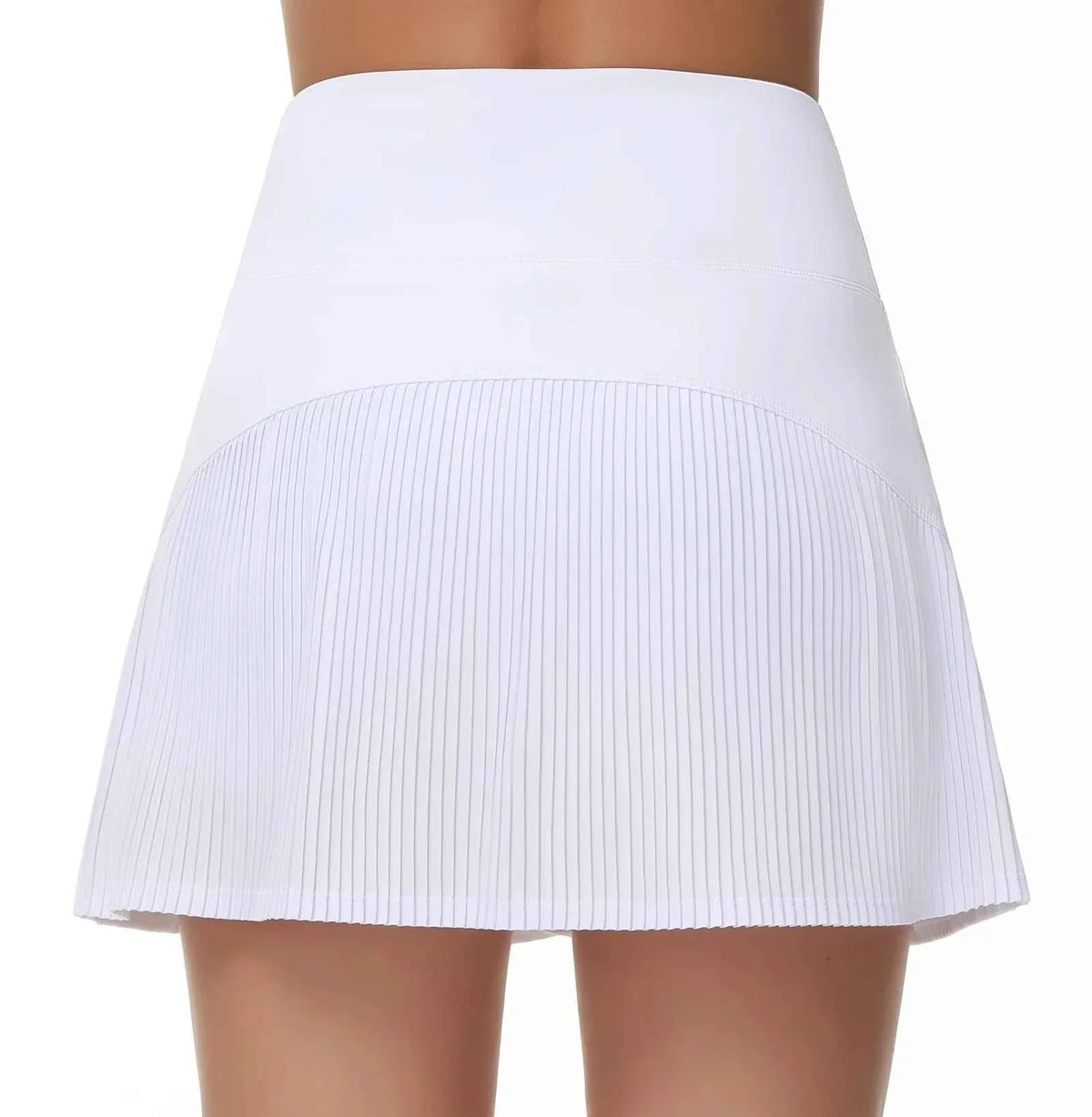 High Waisted Pleated Tennis Skort for Women