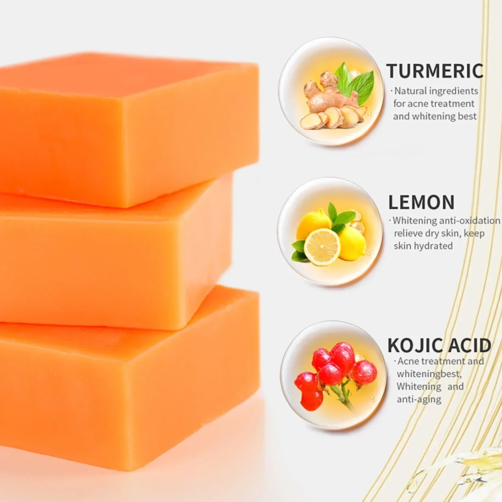 Turmeric Whitening Body Wash Bar Soap