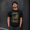 Sarcastic Skeleton & Beer T-Shirt – Black Pure Cotton Streetwear Tee