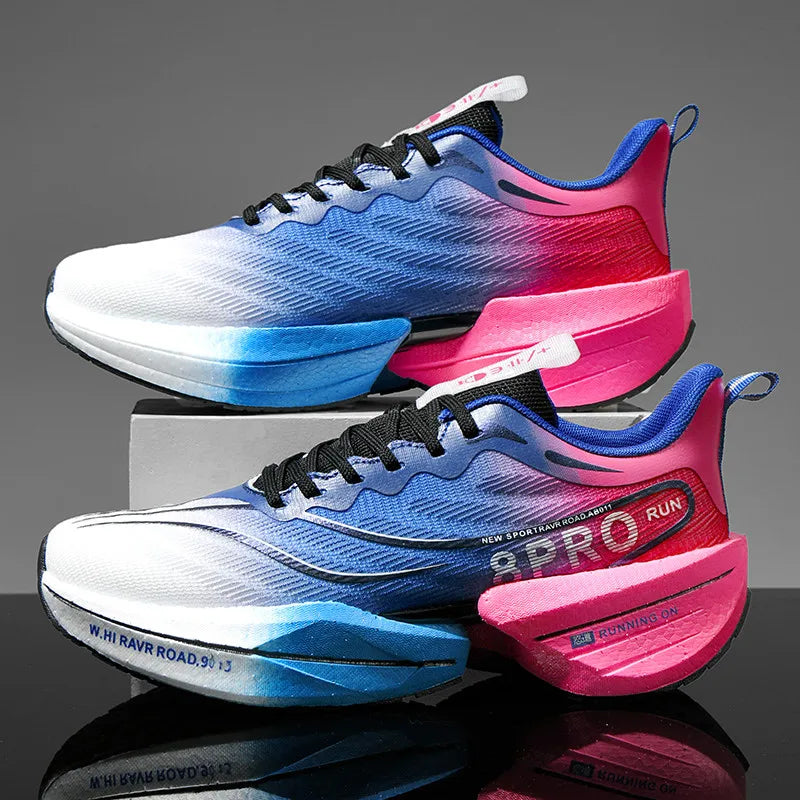 Men's Carbon Plate Sneakers - Soft Sole Mesh